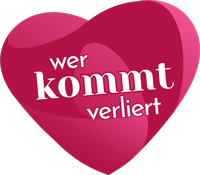 Wer kommt, verliert – Logo